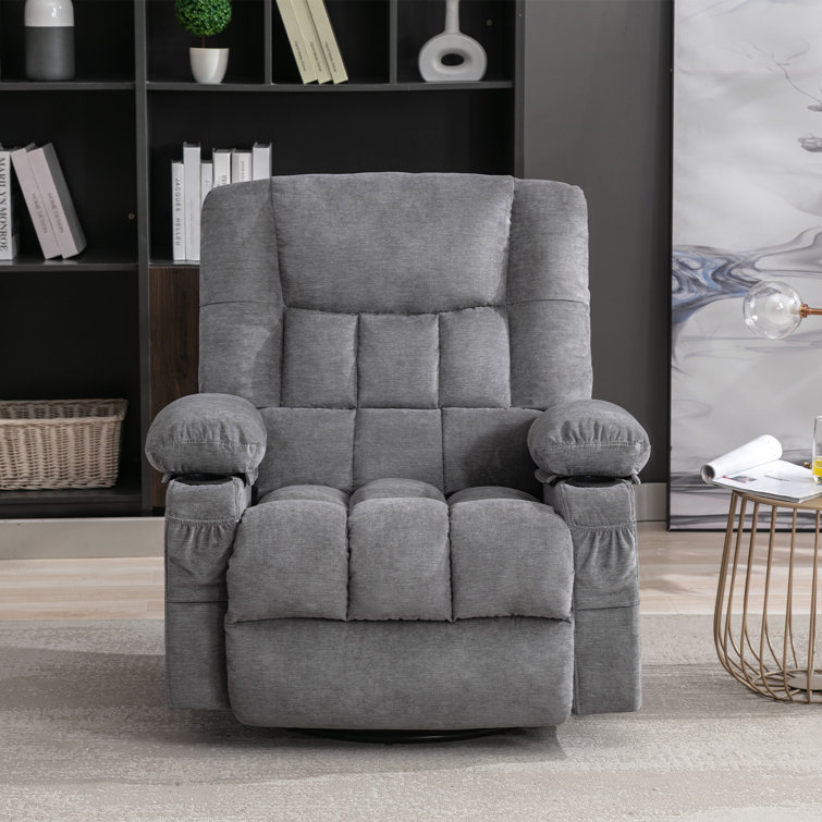 Swivel massage recliner outlet chair